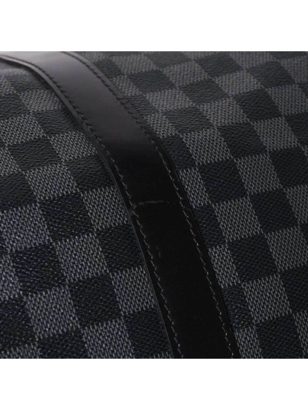 Louis Vuitton Keepall Bandouliere 55 Boston Bag Damier Graphite Black